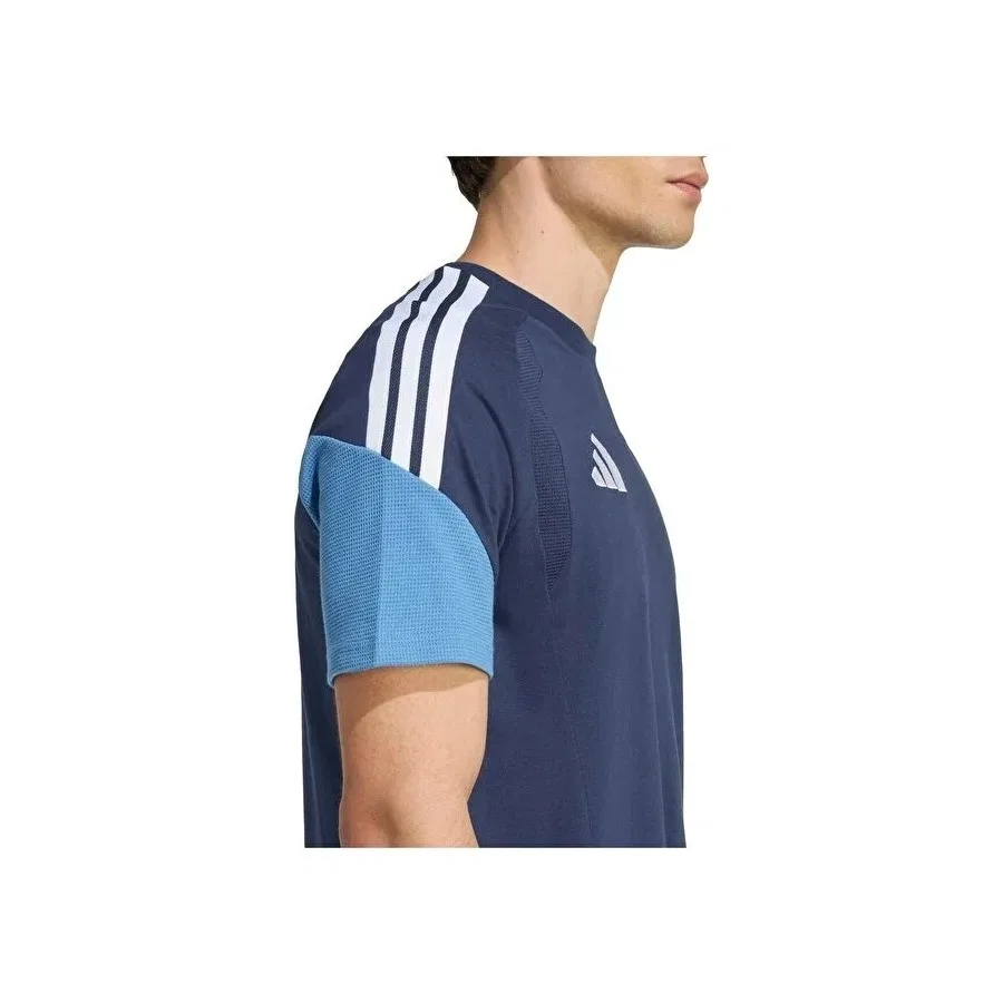 Футболка спортивная с длинным рукавом TIRO26C Tee adidas, Темно-синий — фото 4