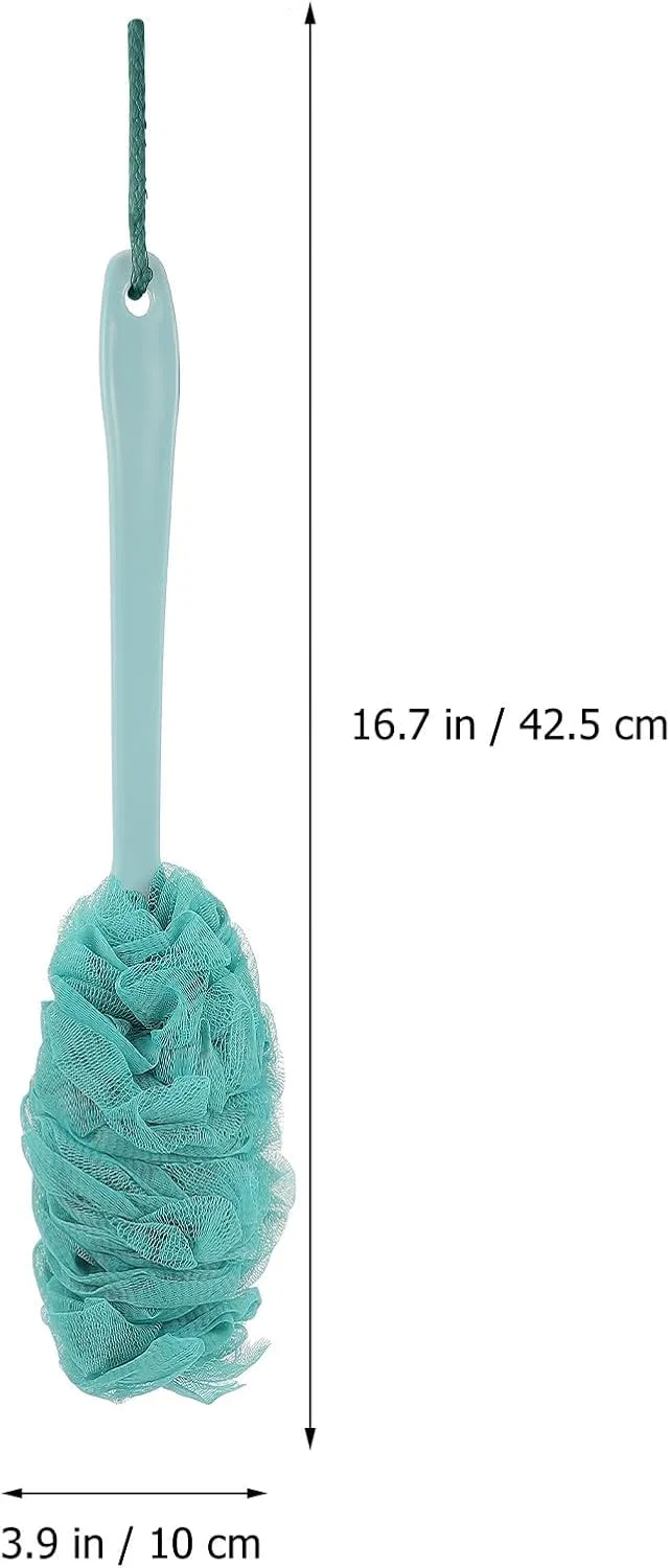 Щетка для тела с длинной ручкой, Generisch, 4 шт, нейлон, 42.5x10x8 см — фото 2