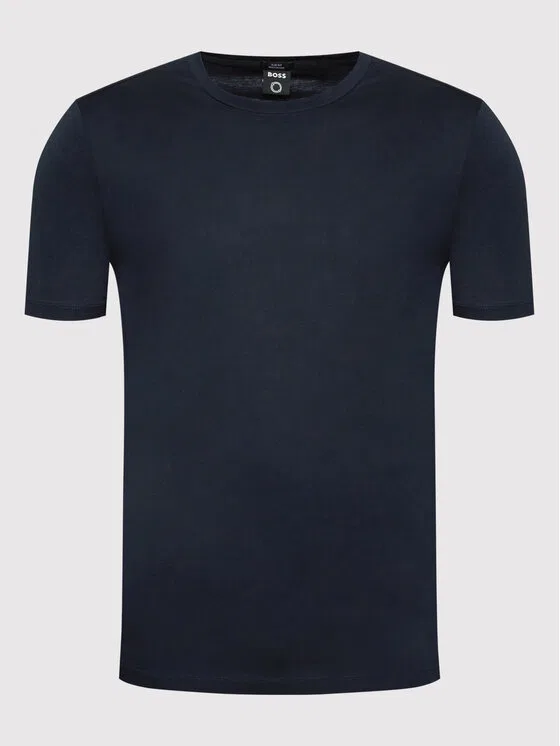 Футболка slim fit Tessler Boss, темно-синий — фото 4