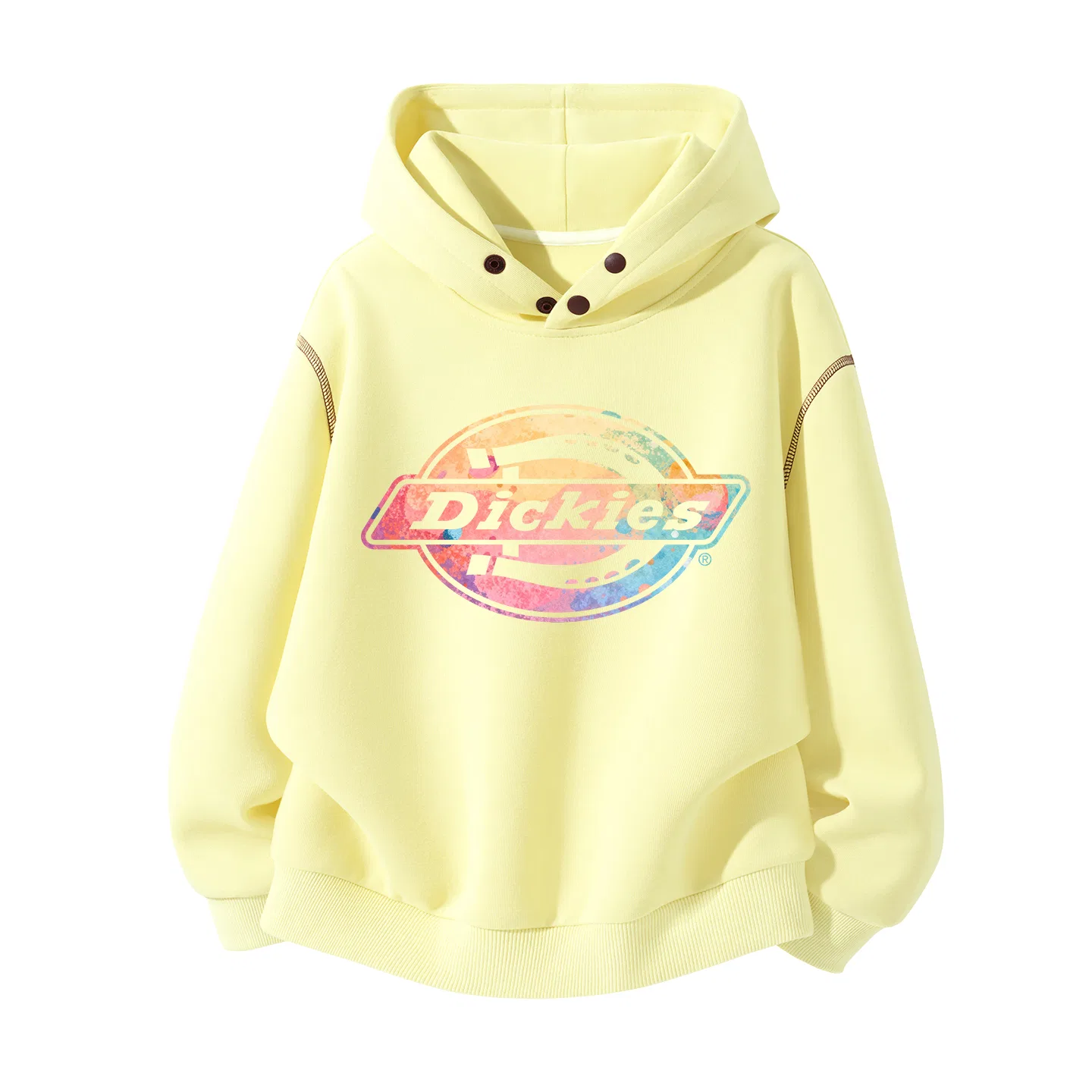 Детский свитшот с капюшоном Star Planet Logo Dickies, Pear Yellow