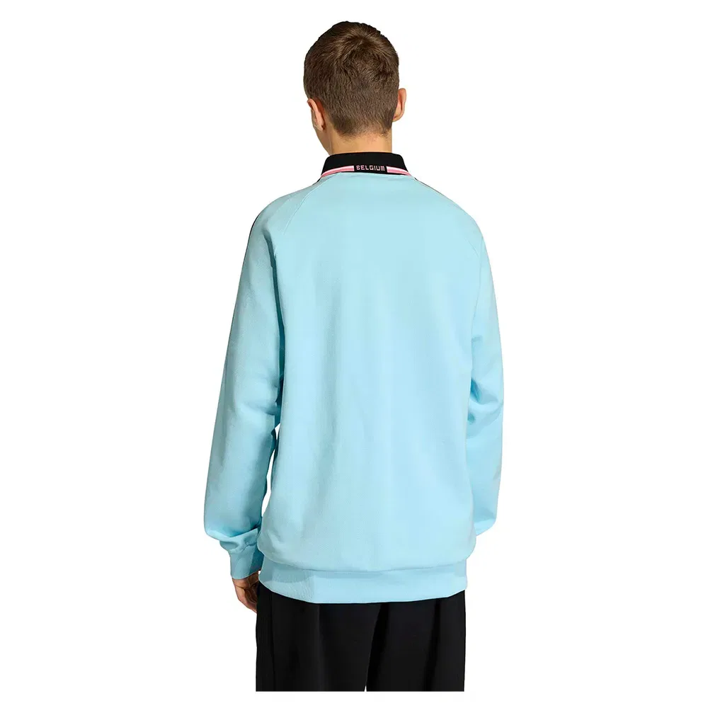 Мужской свитшот на молнии Belgium Away Originals Adidas, Blue — фото 2