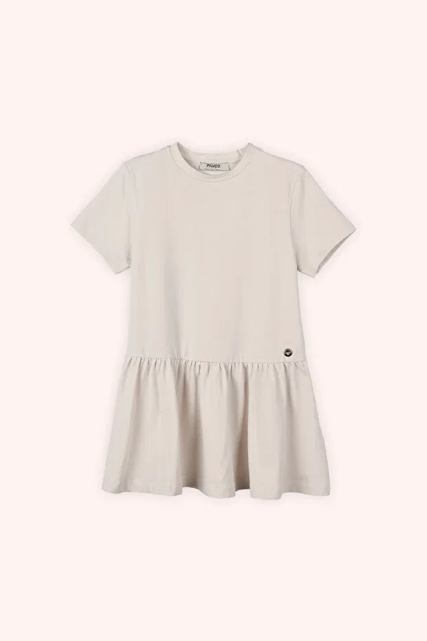 Детское платье для девочек вязаное Panço, Beige