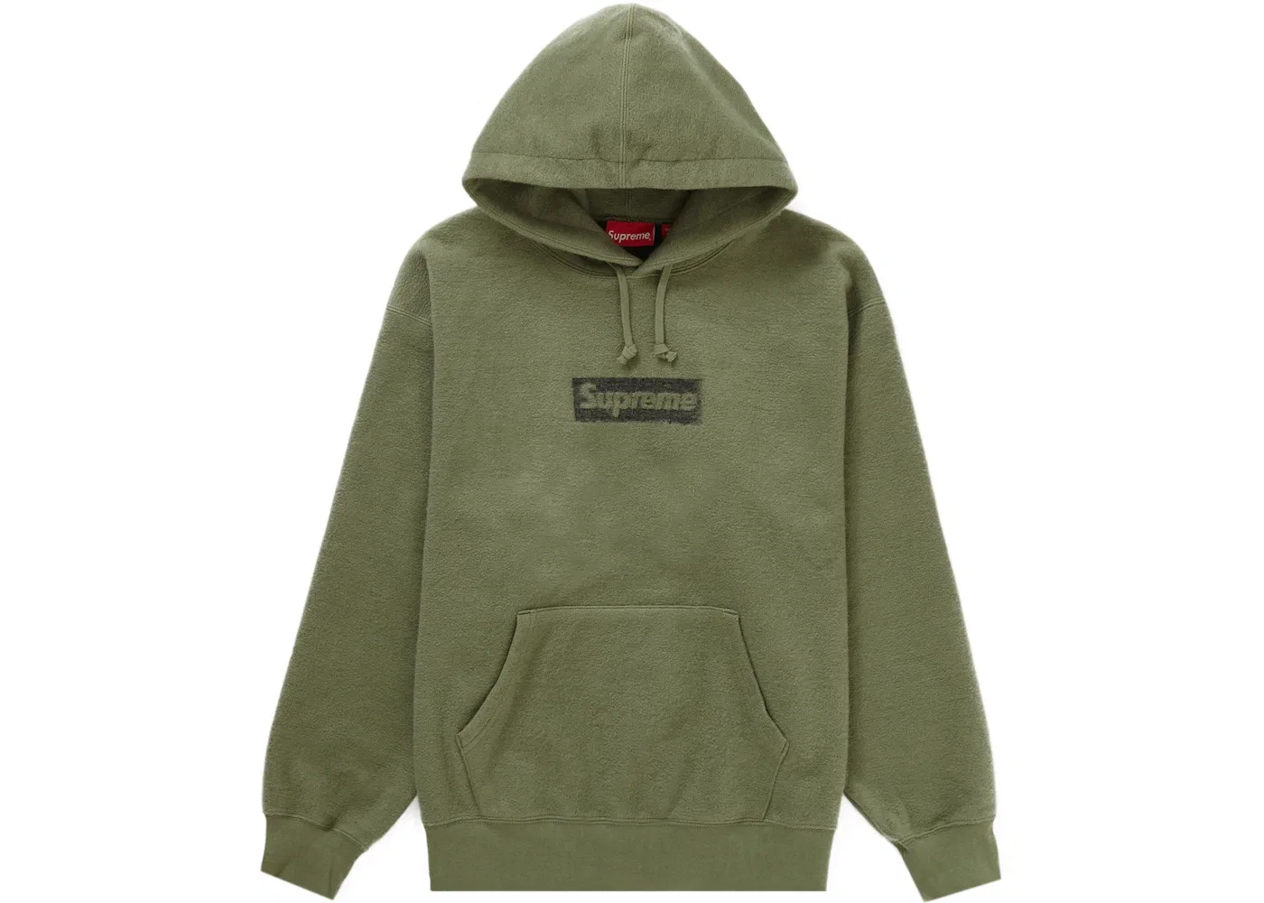 Мужской худи с принтом Supreme Inside Out Box Logo Supreme, Light Olive