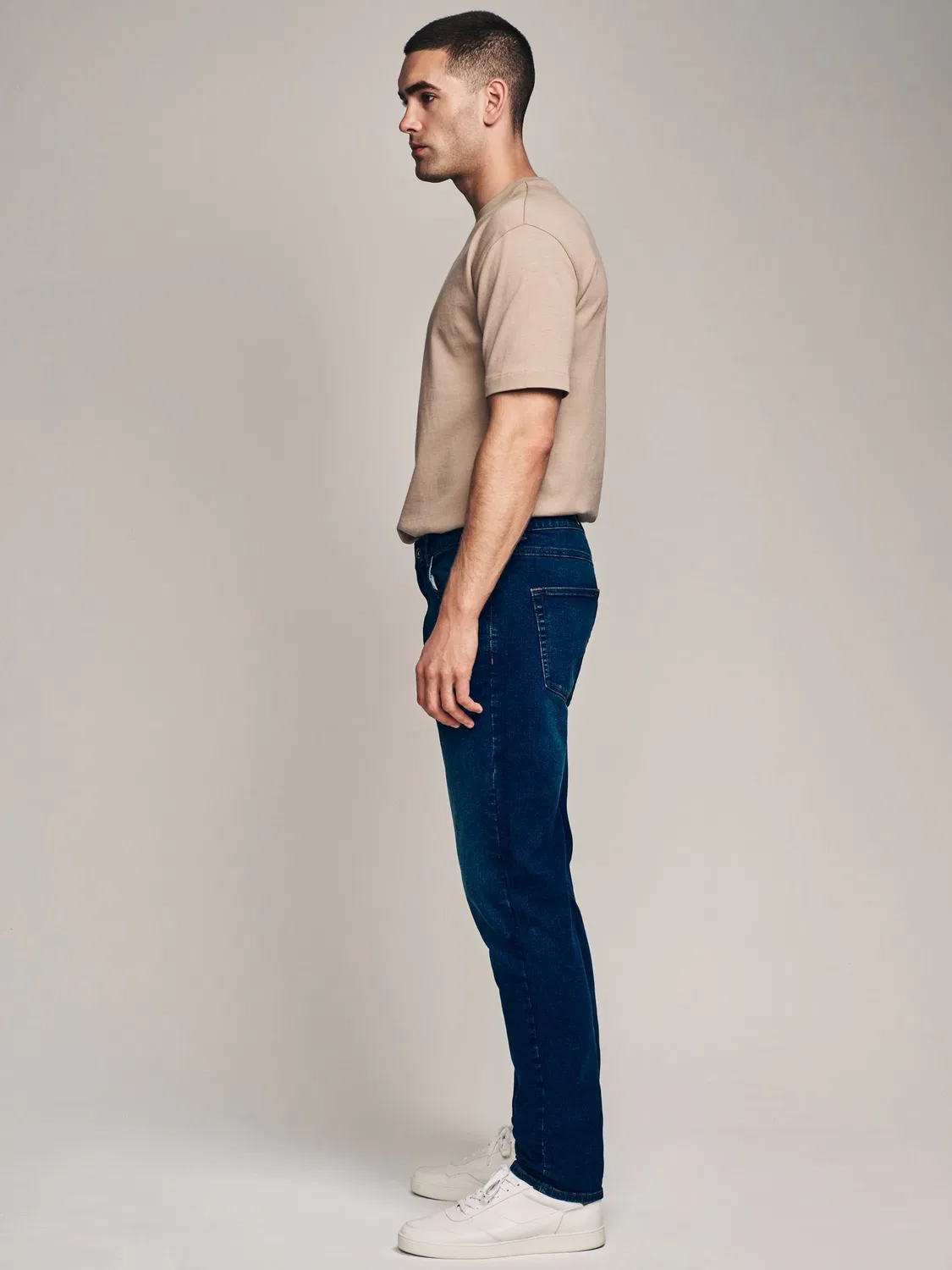 Джинсы Slim Fit Essential Stretch Next, Medium Blue — фото 3