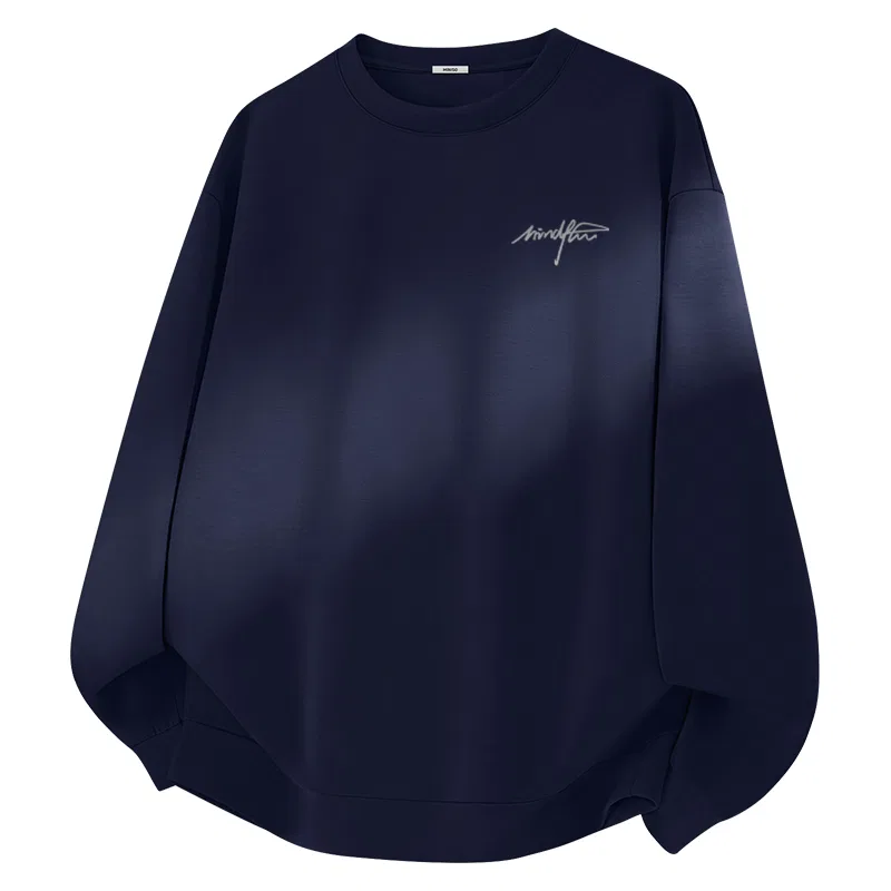 Детский свитшот с круглым вырезом MINISO, Black (Agile Tip Chest Logo) — фото 3