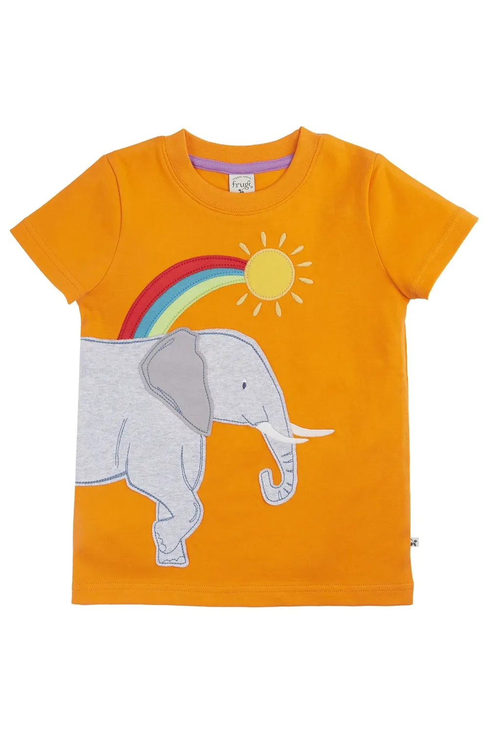 Детская футболка Carsen circular Frugi, Orange