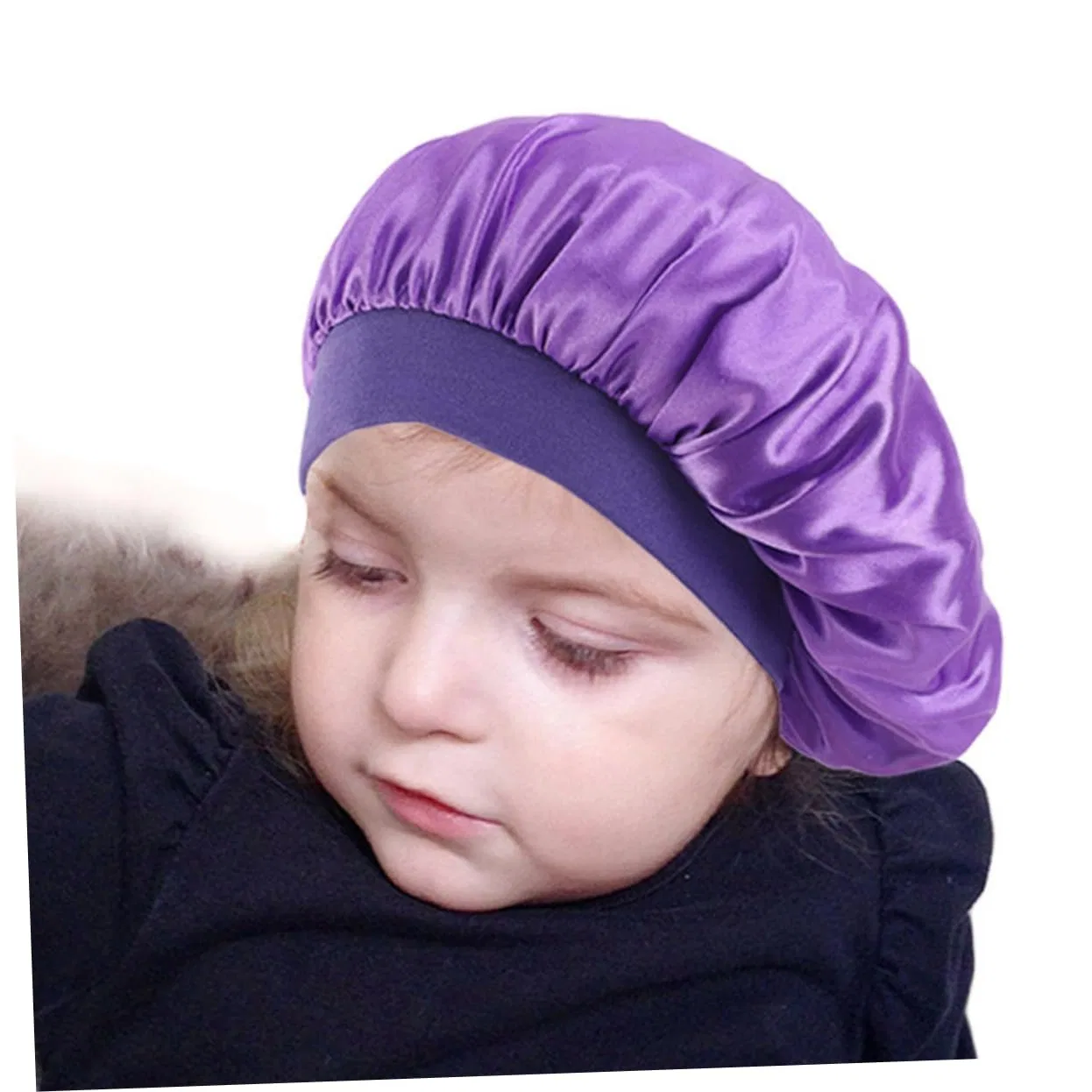 Шапочка для душа Satin, FRCOLOR, 4 шт., Розовый — фото 3