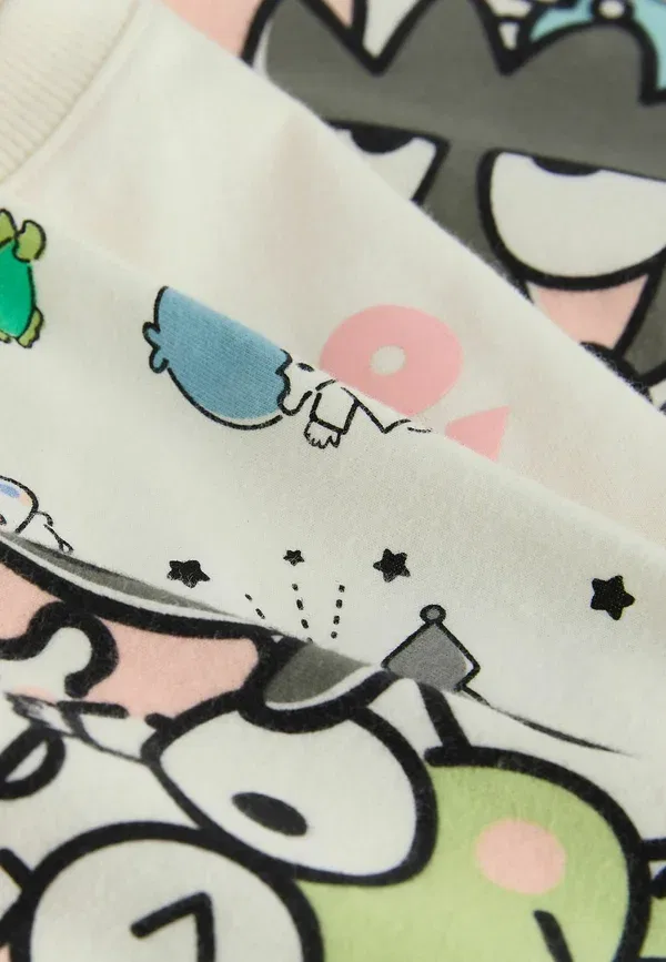 Комплект пижамный с принтом Hello Kitty Regular fit Next, ecru pink, розовый — фото 4