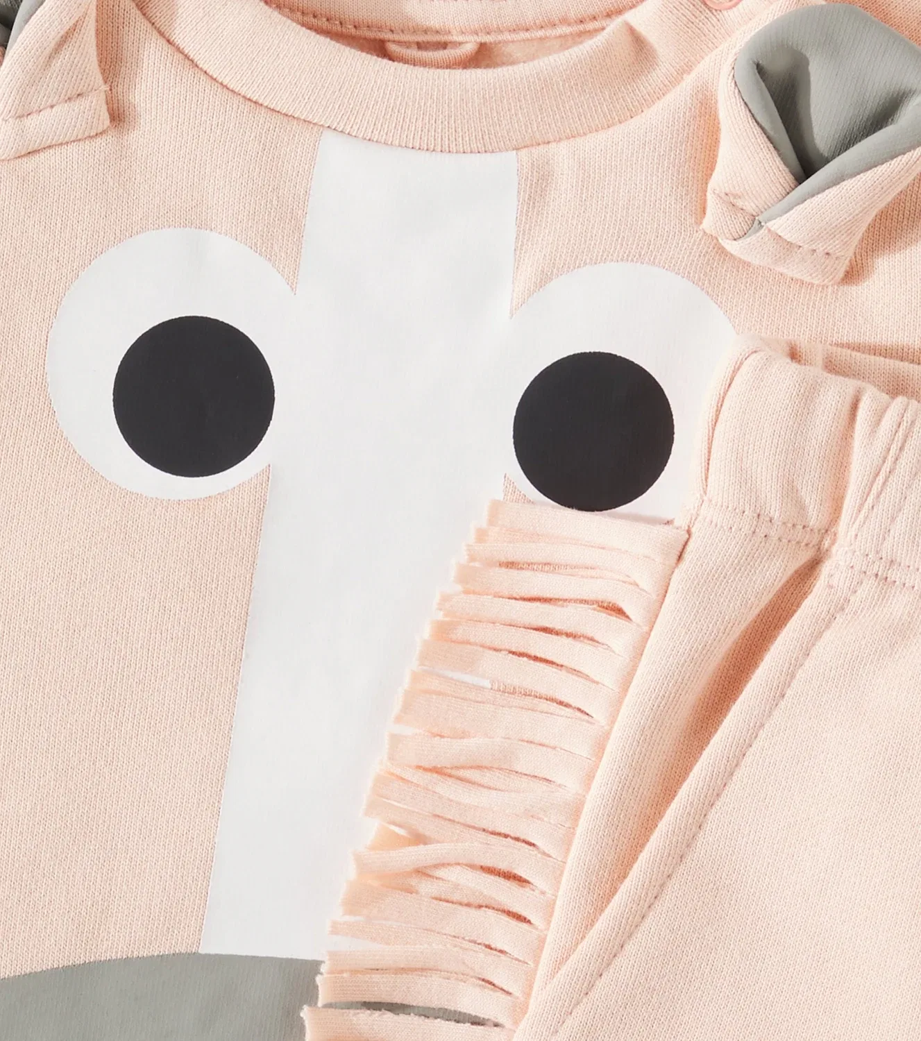 Комплект из свитшота и спортивных брюк хлопковый Stella Mccartney Kids, розовый — фото 3