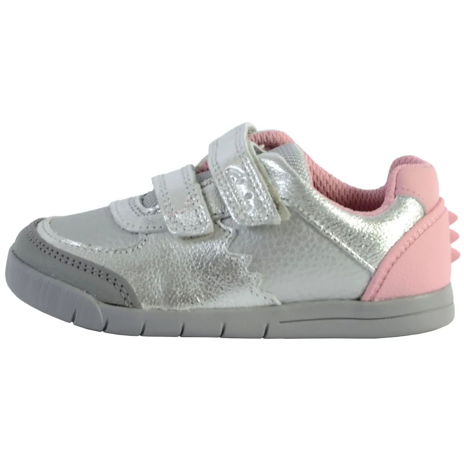 Кроссовки низкие детские Rex Quest Clarks, серый