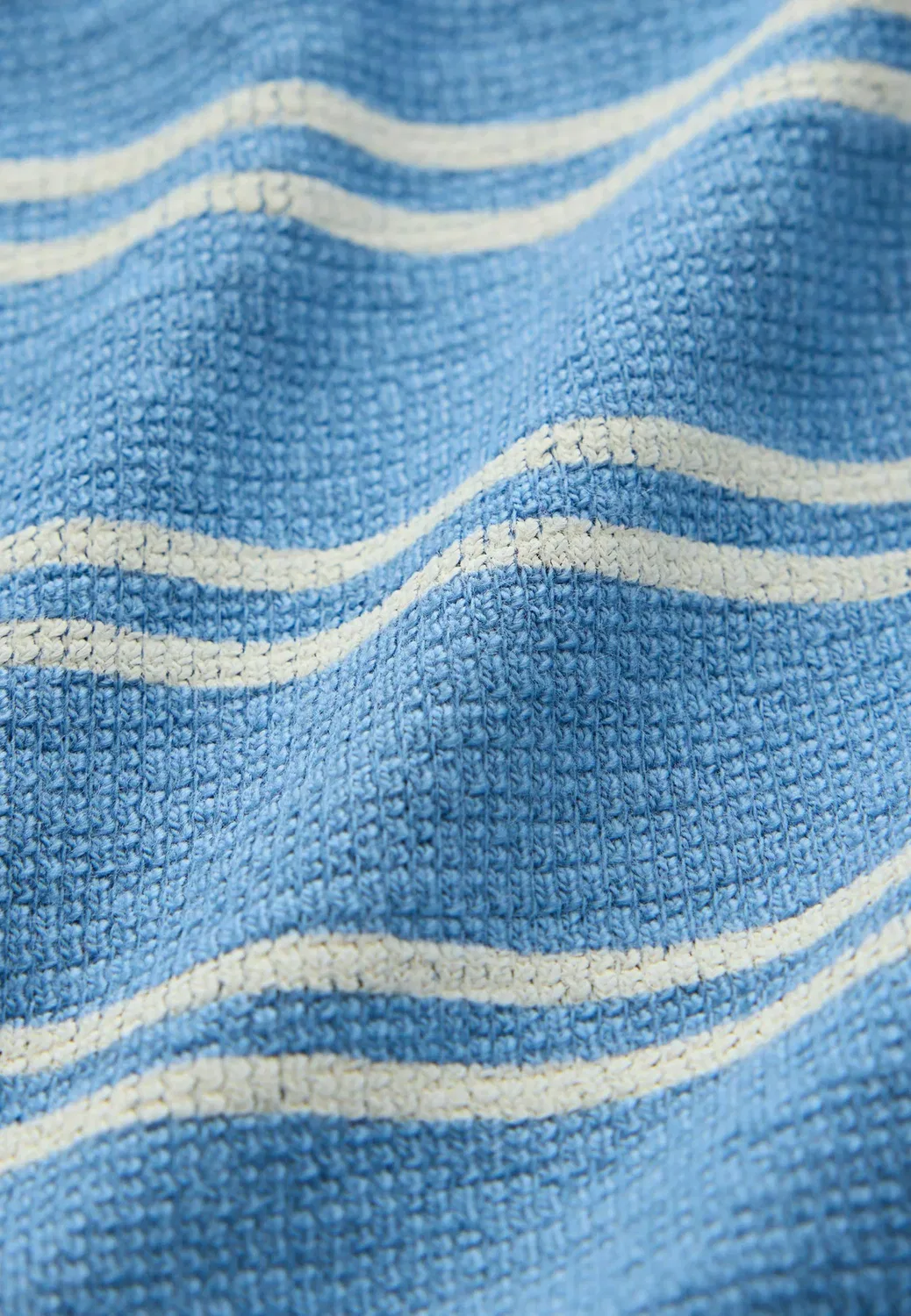 Шорты стандартного кроя с текстурированной поверхностью Next, Blue Stripe — фото 4