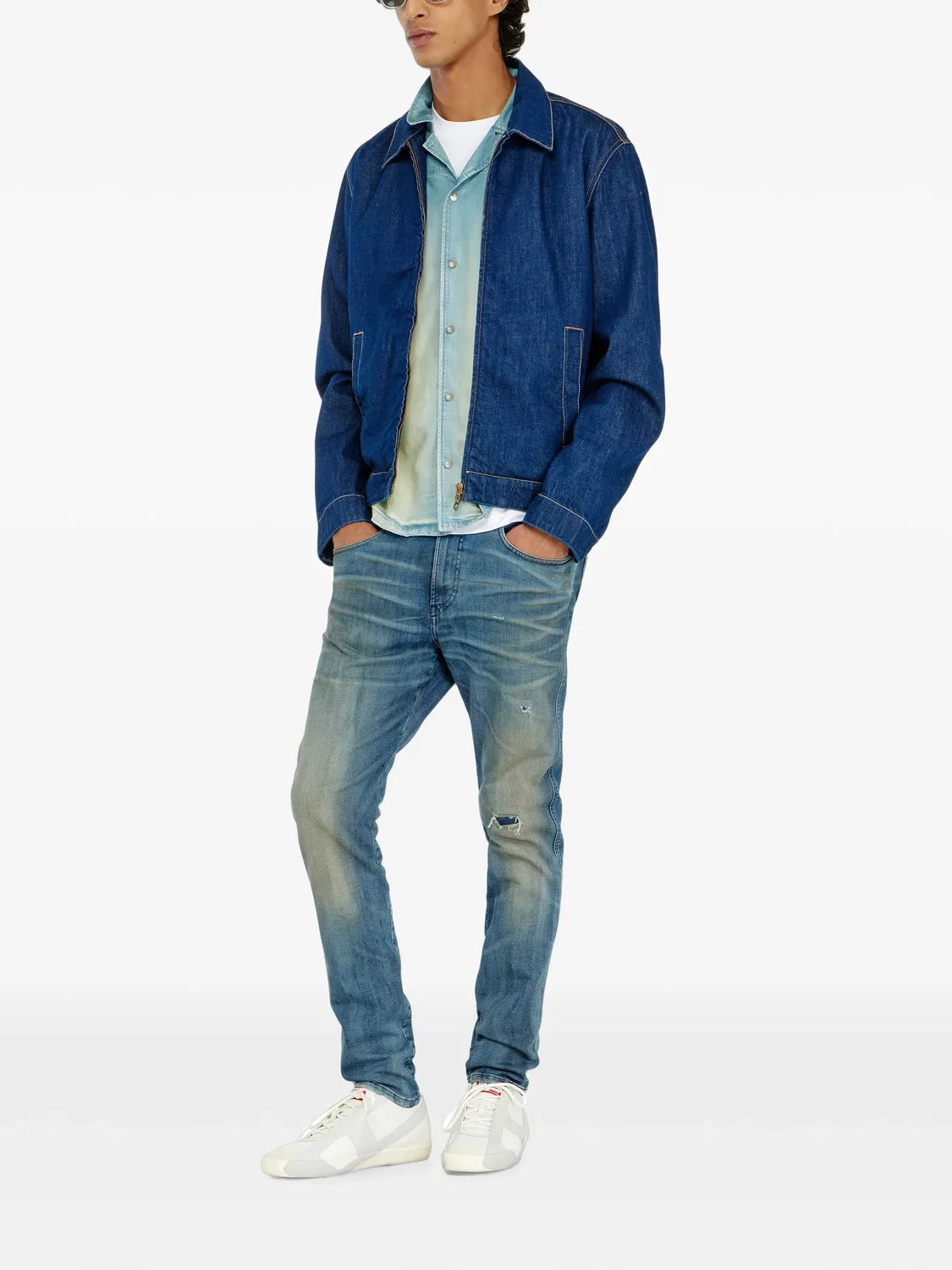 Узкие джинсы 2062 D-Strukt JoggJeans 09P98 Diesel, синий — фото 2