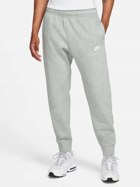Мужские спортивные штаны-джоггеры Nike Sportswear Club Fleece, Grau — фото 3