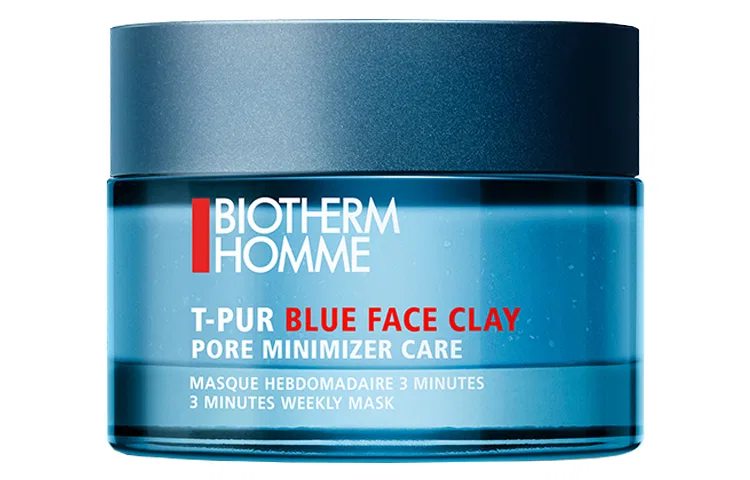 Мужская очищающая маска для лица с контролем жирности, 50 мл, BIOTHERM, Black