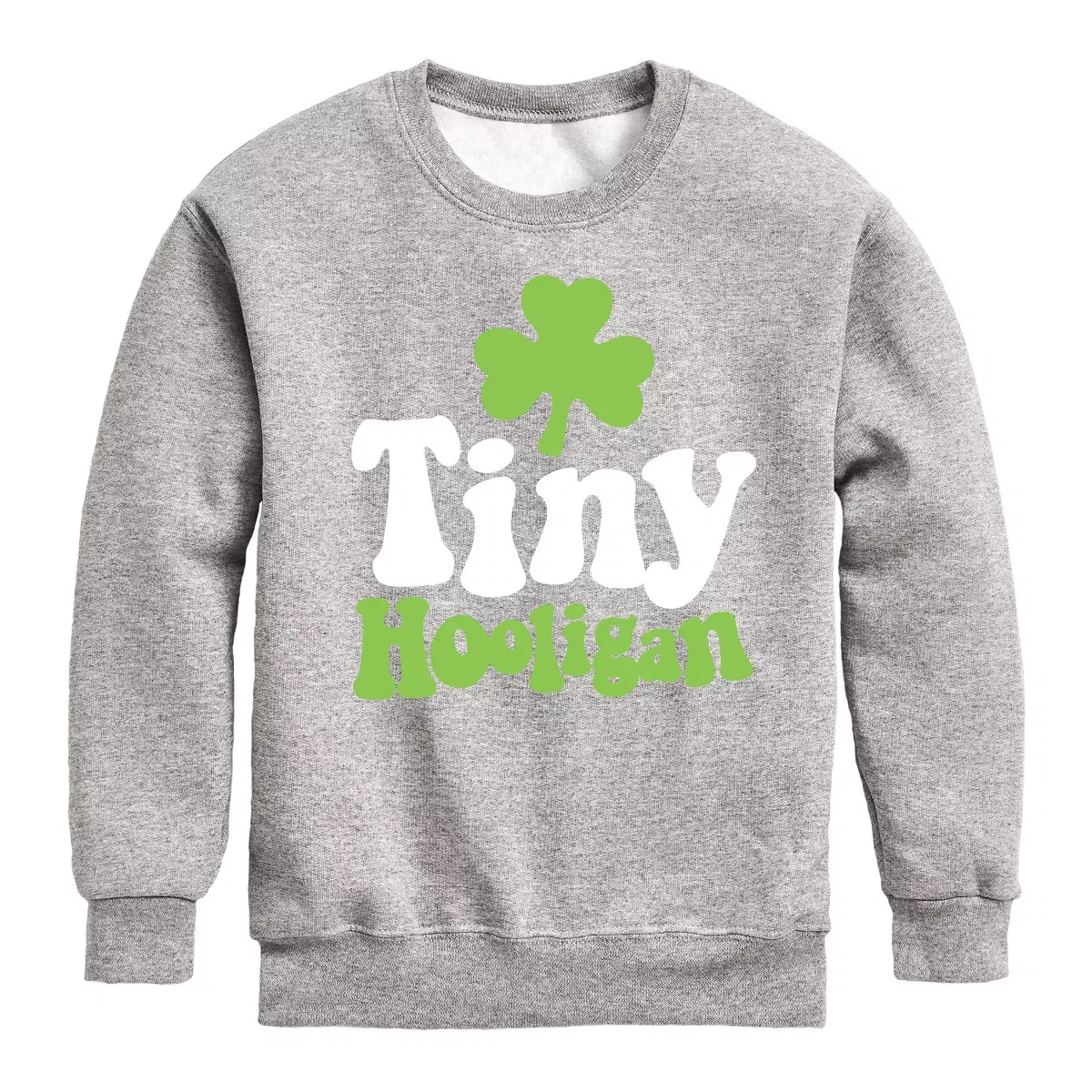 Детский свитшот с принтом Tiny Hooligan Instant Message, Natural