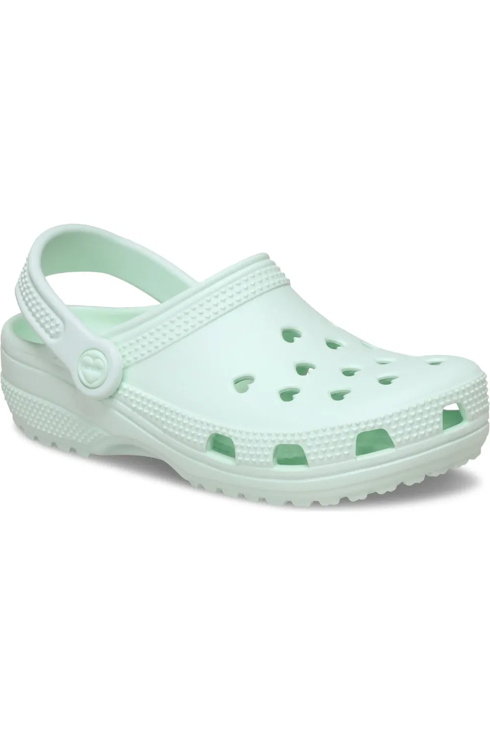 Детские сабо с перфорацией в виде сердечек Classic Clog Crocs, Retro Ice