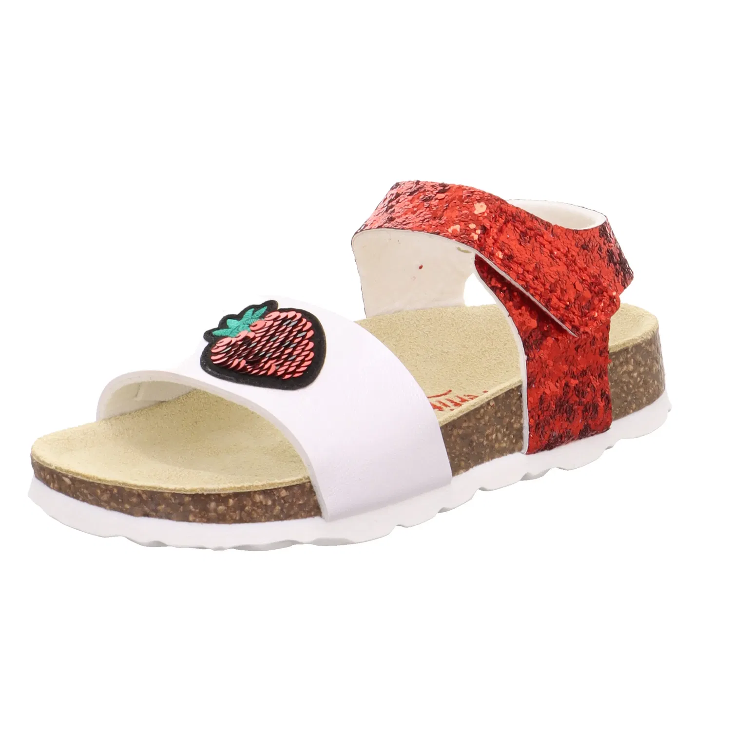 Сандалии с глубоким ложем FUSSBETTPANTOFFEL Superfit, красный