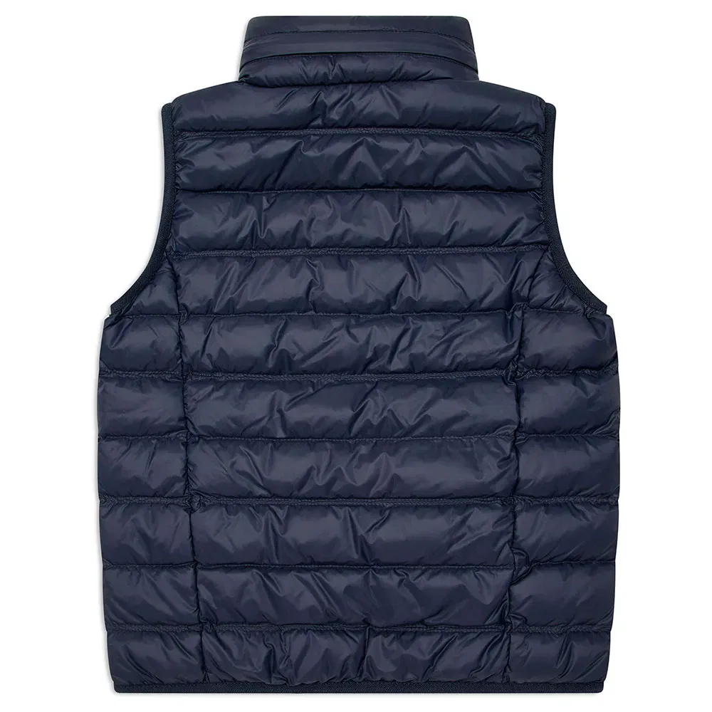 Жилет пуховой Down Vest Ea7 Emporio Armani, синий — фото 2
