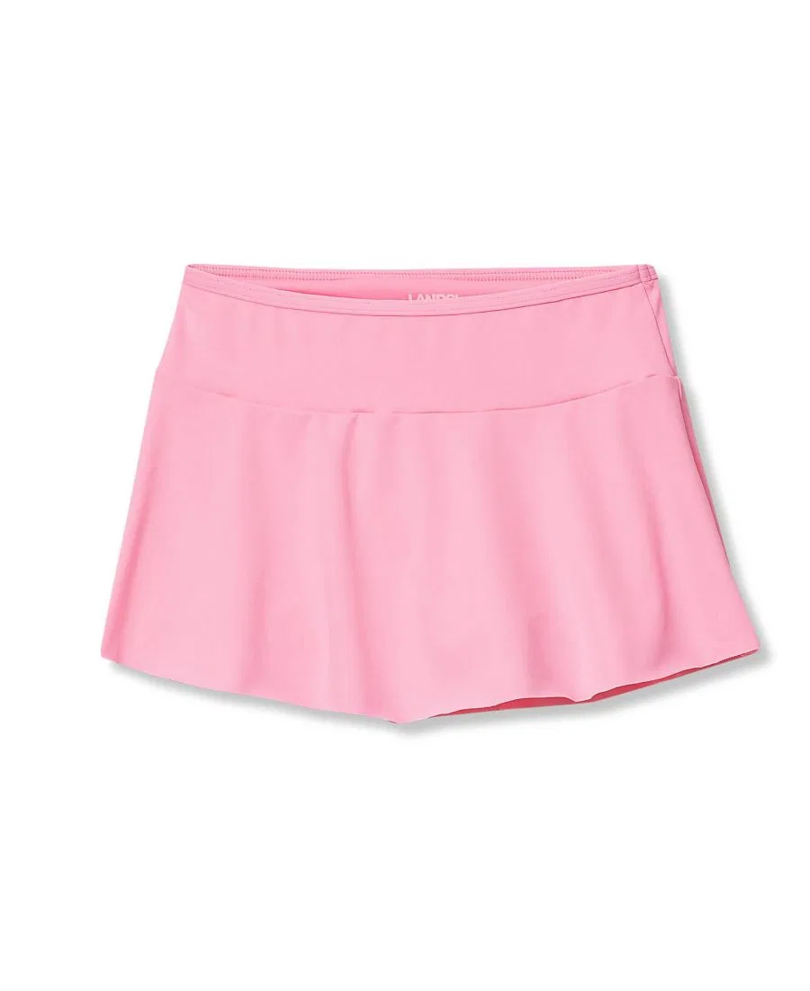 Юбка для плавания для девочек с защитой UPF 50 Lands' End, Pink Cotton Candy