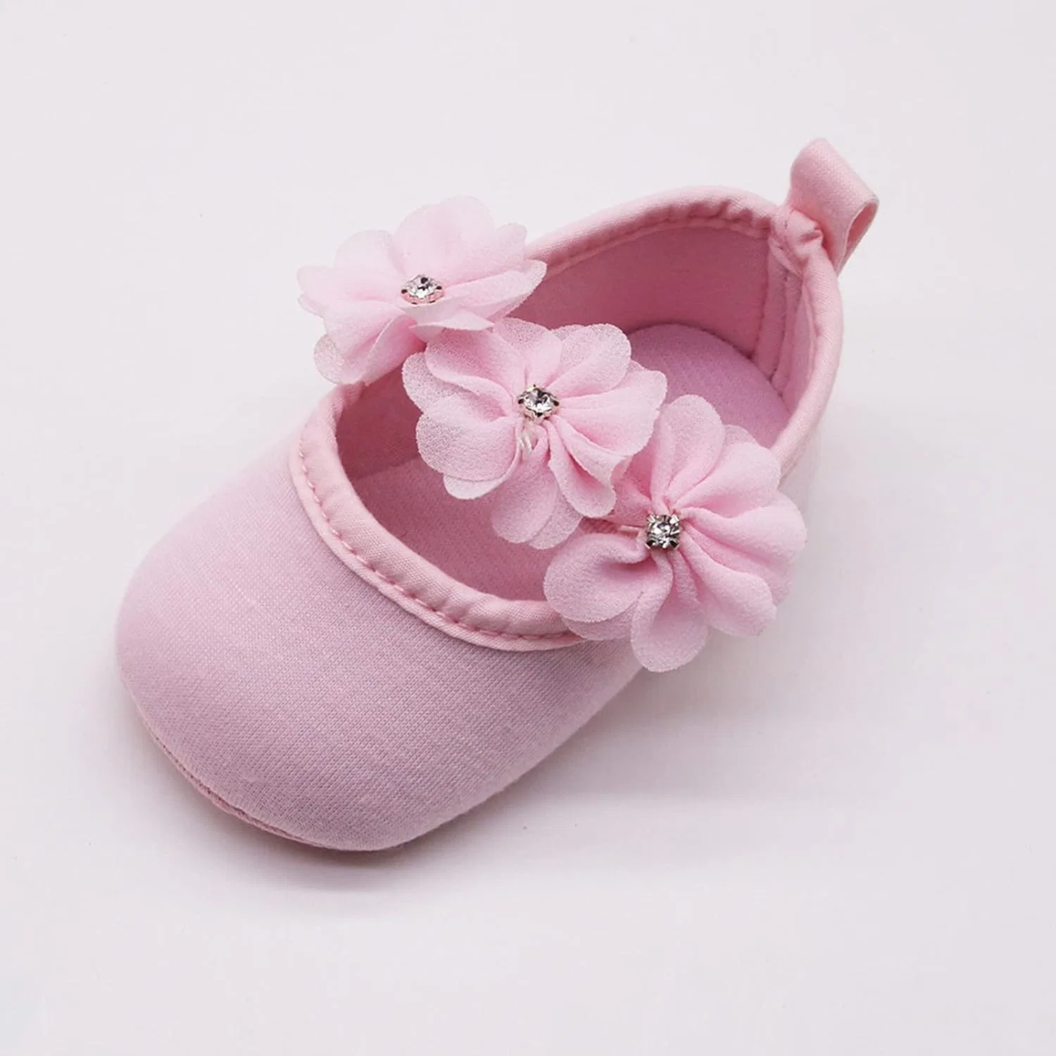 Детские туфли Мэри Джейн для девочек с мягкой подошвой, Pink — фото 2