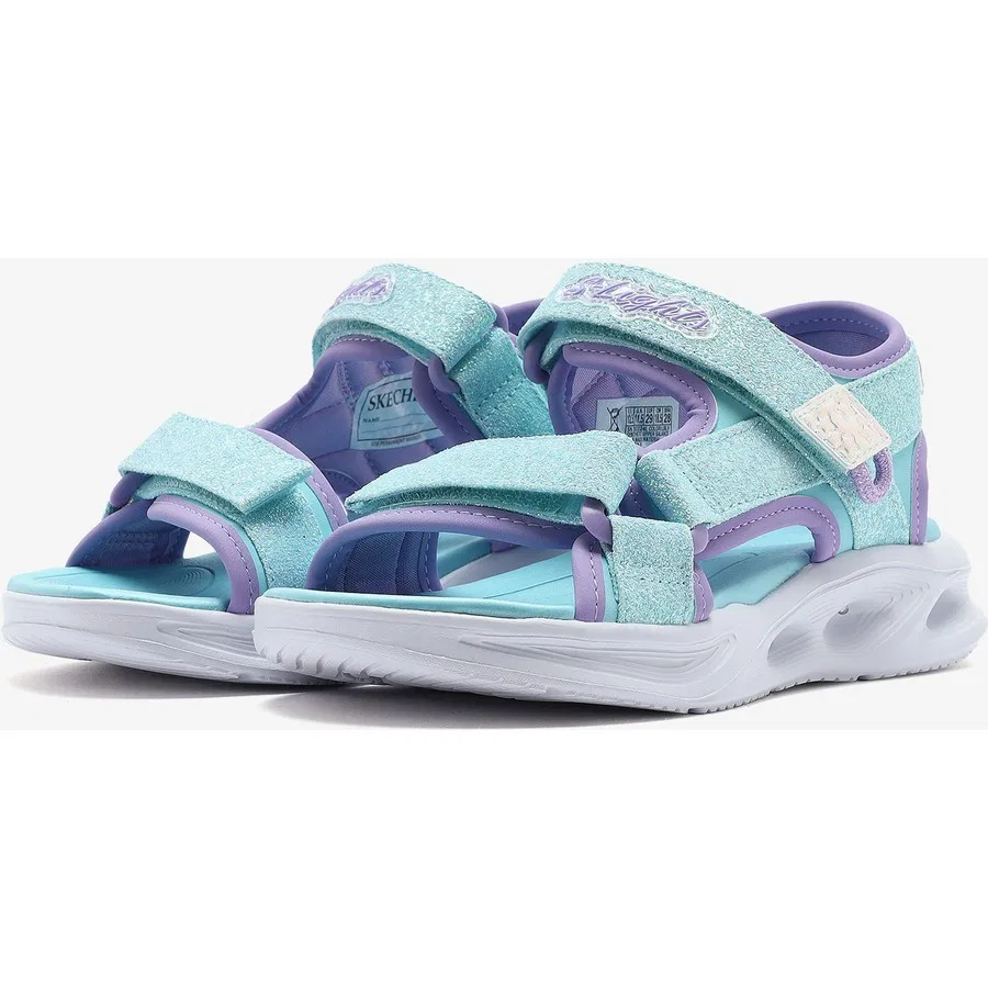 Сандалии с подсветкой Sola Glow, Skechers, Фиолетовый — фото 4