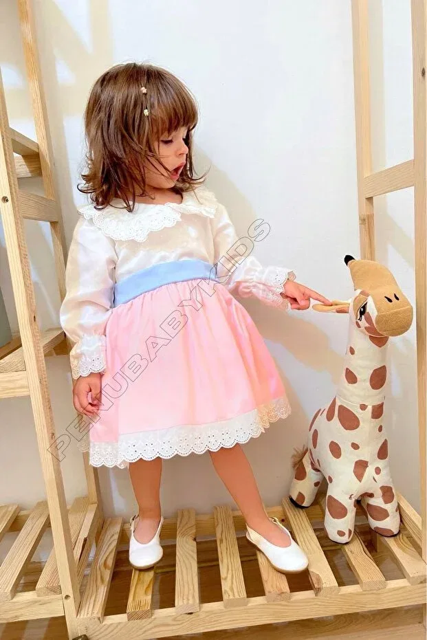 Детское платье для девочек хлопковое Penu Baby Kids, Multicolor — фото 2