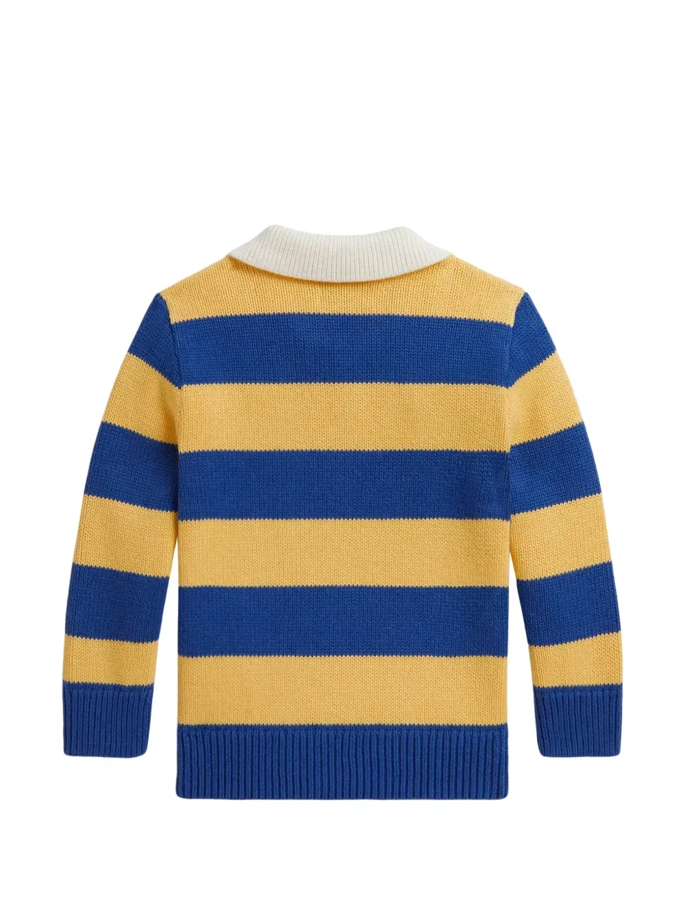 Полосатый свитер Polo Ralph Lauren Kids, синий — фото 2