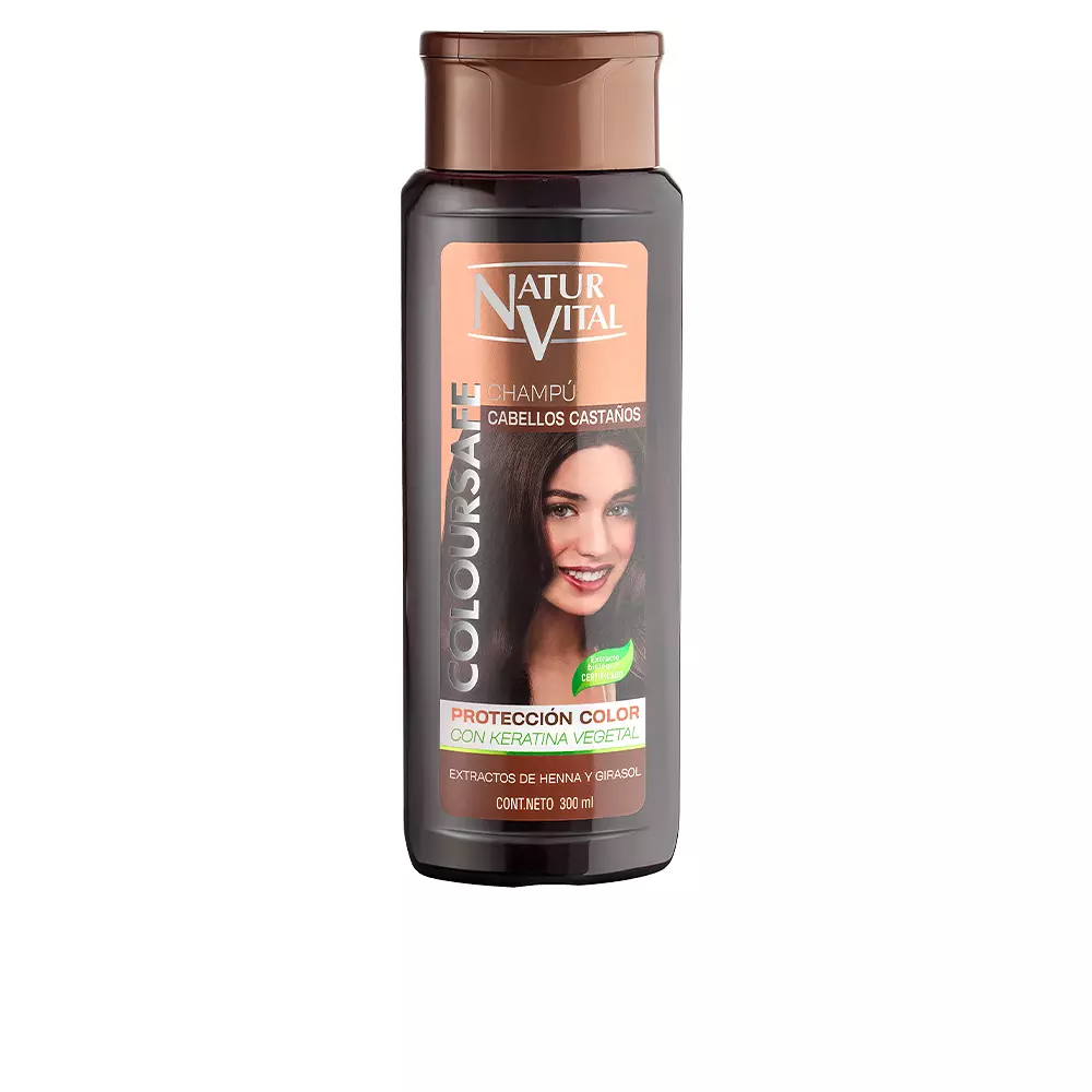 

Шампунь Champú coloursafe castaño Naturvital, 300 мл.