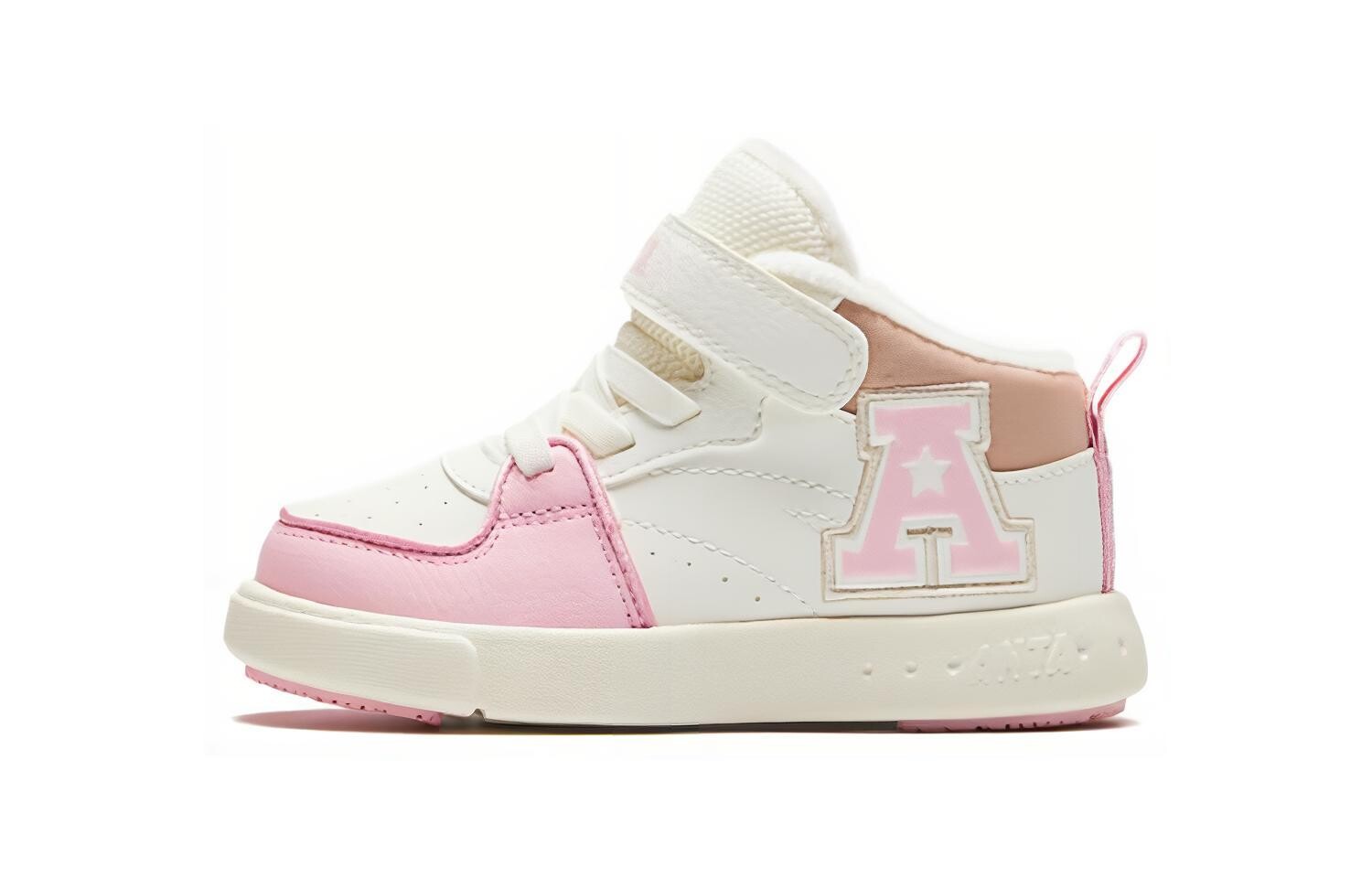

Кроссовки Anta kids Toddler Shoes TD Mid-top Ivory White/fruit Powder