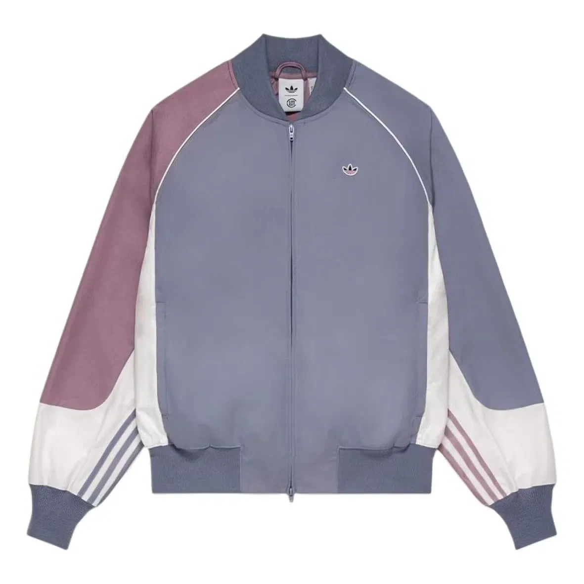 Куртка спортивная с принтом Adidas, фиолетовый