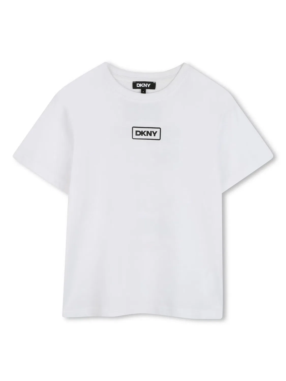 Футболка с принтом слогана DKNY, белый