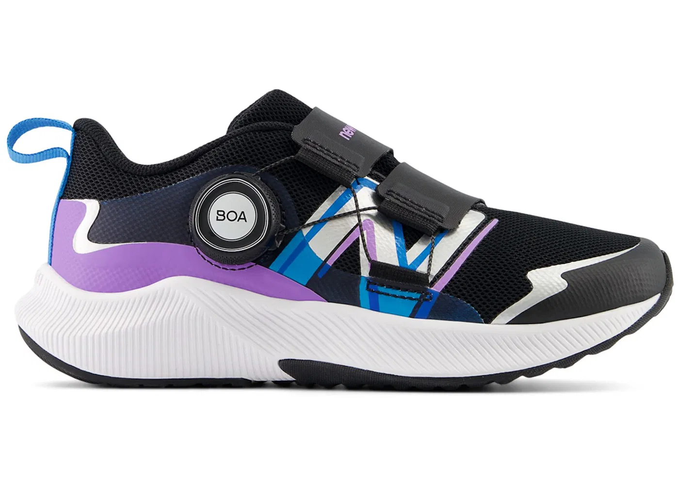 Детские кроссовки для бега с системой BOA New Balance DynaSoft Reveal v4 BOA, Black Purple Fade Spice Blue