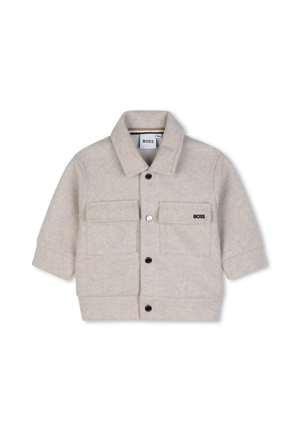 Veste siglee - легкая куртка Boss Kidswear, Ecru Chine