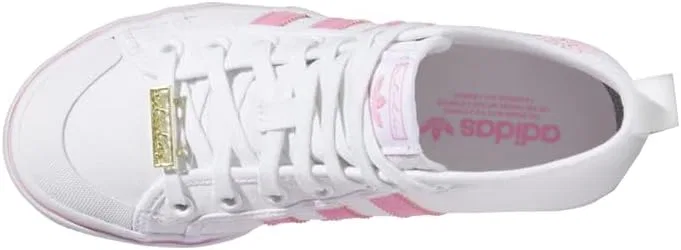 Детские кроссовки для девочек Nizza Platform Mid adidas, Pink — фото 4