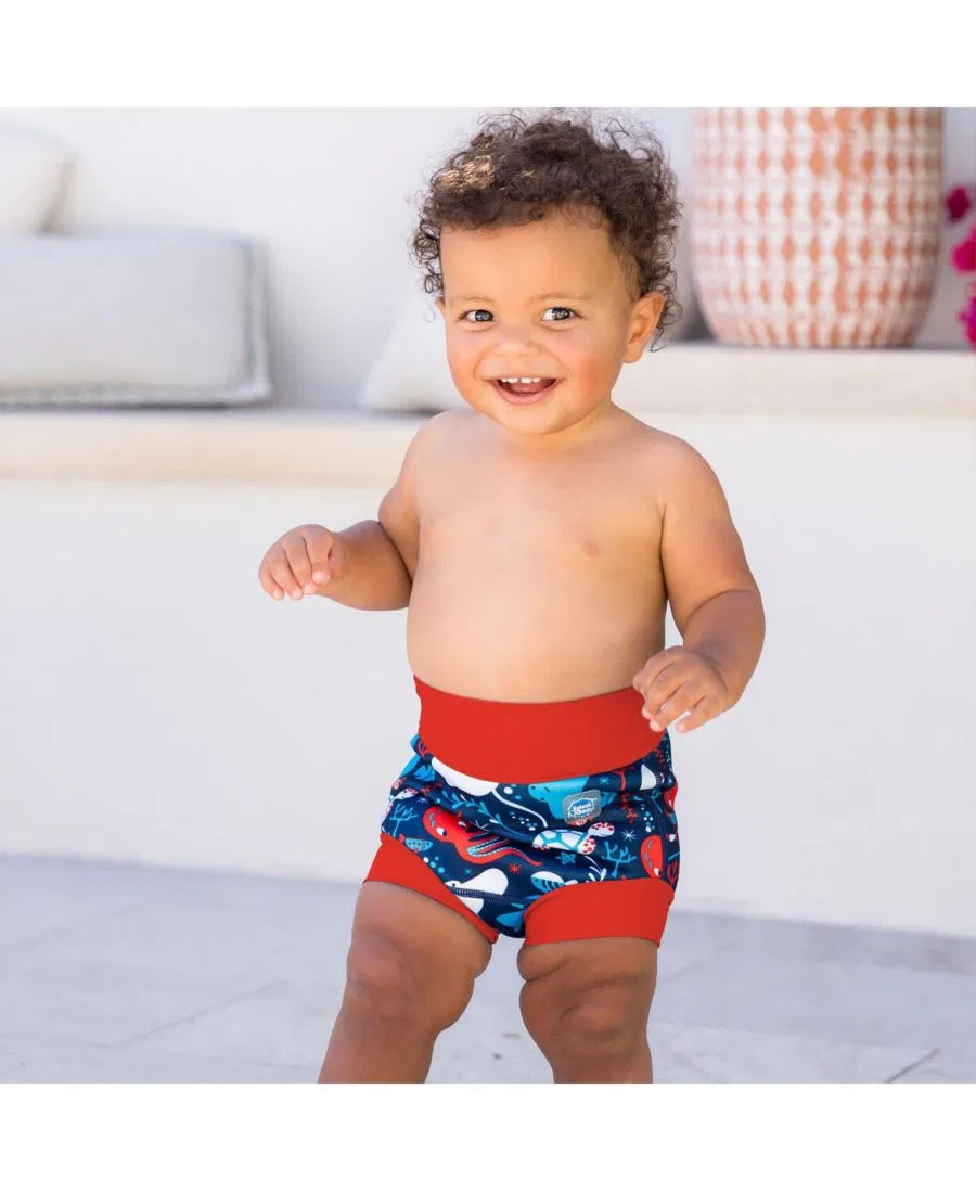 Многоразовый подгузник для плавания Splash About Happy Nappy Duo, Under The Sea Red — фото 2