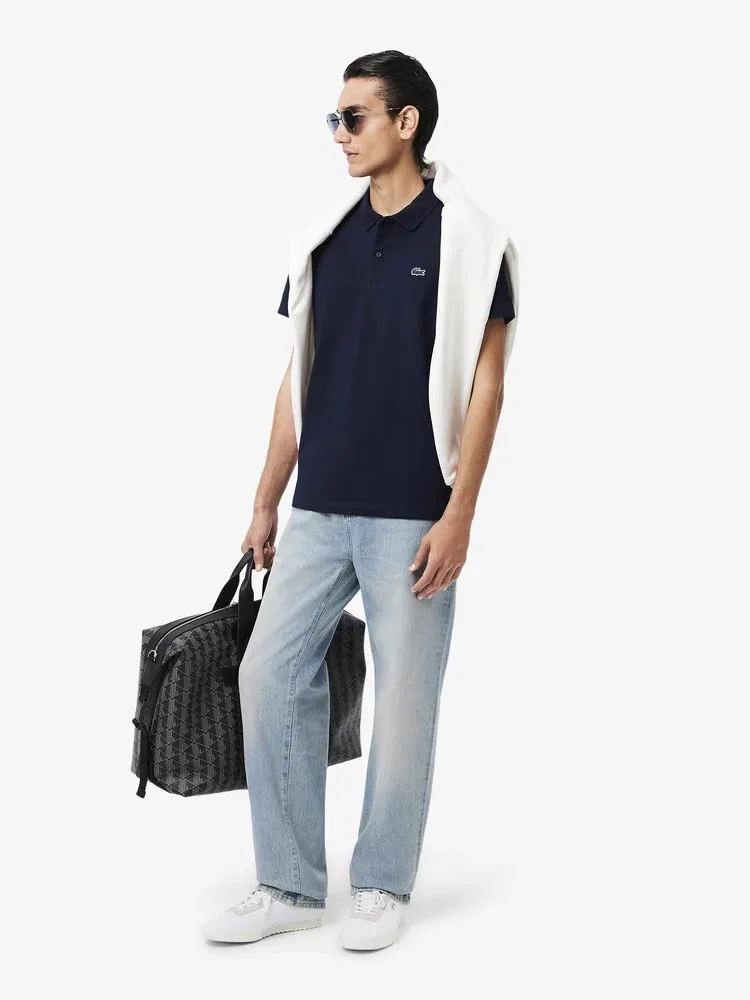 Футболка поло LACOSTE, Navy — фото 4