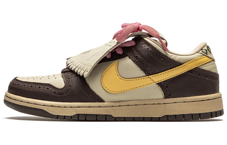 

Кроссовки Nike Dunk SB Low Skateboarding, коричневый/желтый