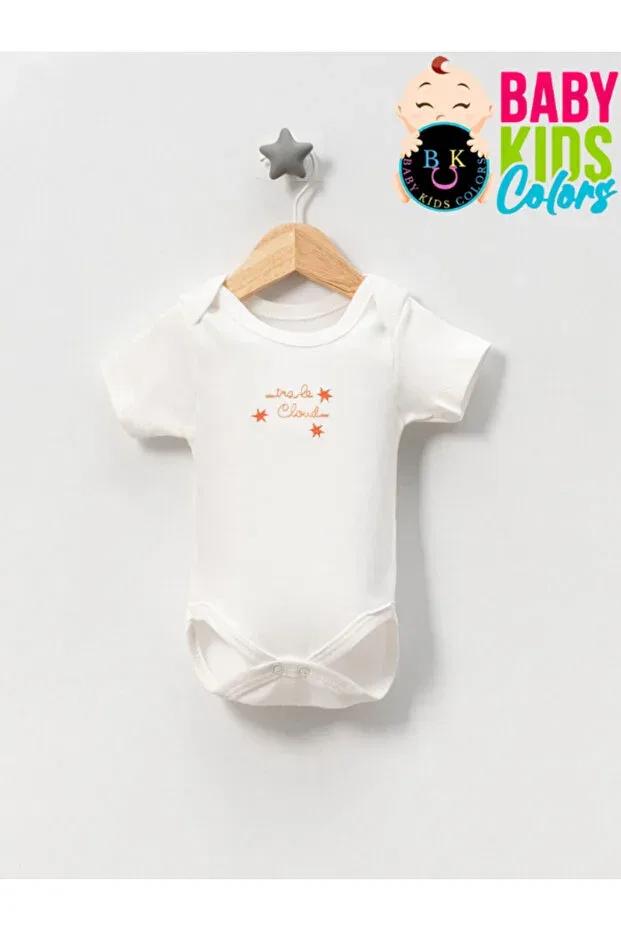 Детский комплект одежды для новорожденных с вышивкой собачки Baby Kids Colors, Orange — фото 4