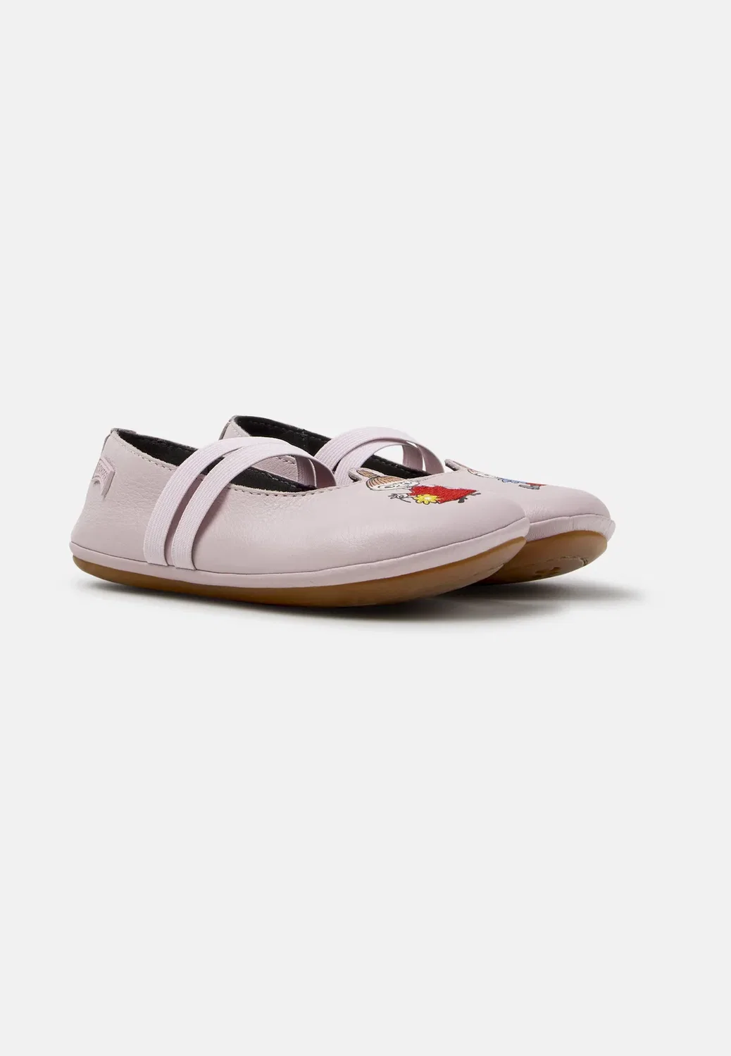 Унисекс балетки с ремешком на щиколотке Camper, Pastellrosa — фото 2