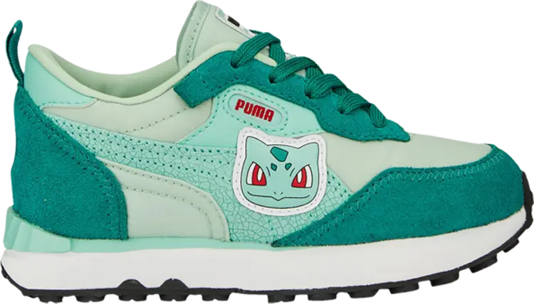 

Кроссовки Puma Pokémon x Rider FV Little Kid Bulbasaur, зеленый