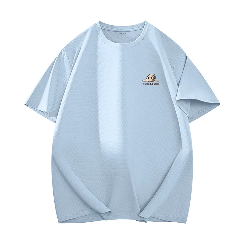 Детская футболка с принтом Ice Silk Tonlion, Цвет: Glacier Blue