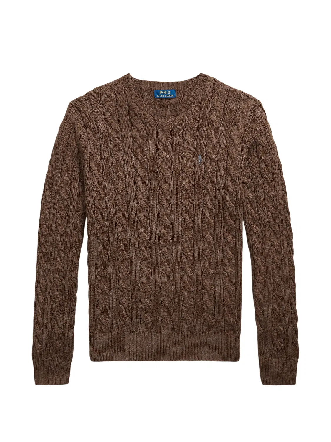 Polo Ralph Lauren Джемпер фактурной вязки коричневый
