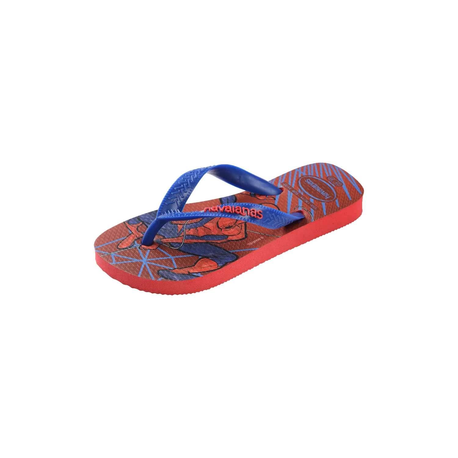 Шлепанцы детские с принтом Marvel II Havaianas, красный — фото 3