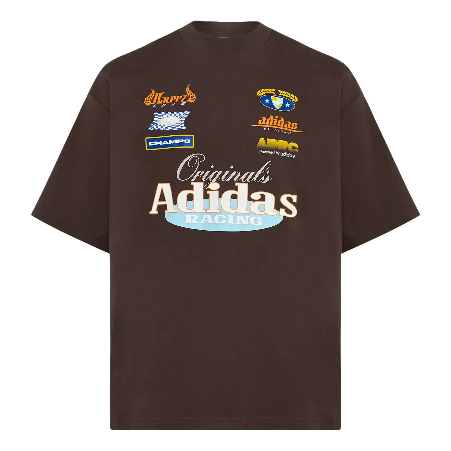 Мужская футболка RAC GFX T-Shirt Asia Sizing 'Brown' adidas, коричневый
