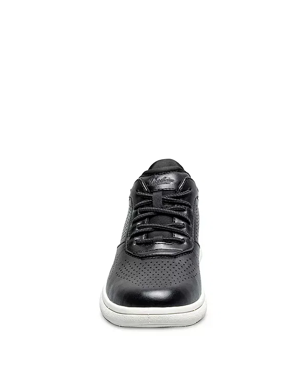 Детские классические туфли для мальчиков на шнуровке Fleet Perf Toe Elastic Lace Jr Hands Free Florsheim Kids, черный — фото 4