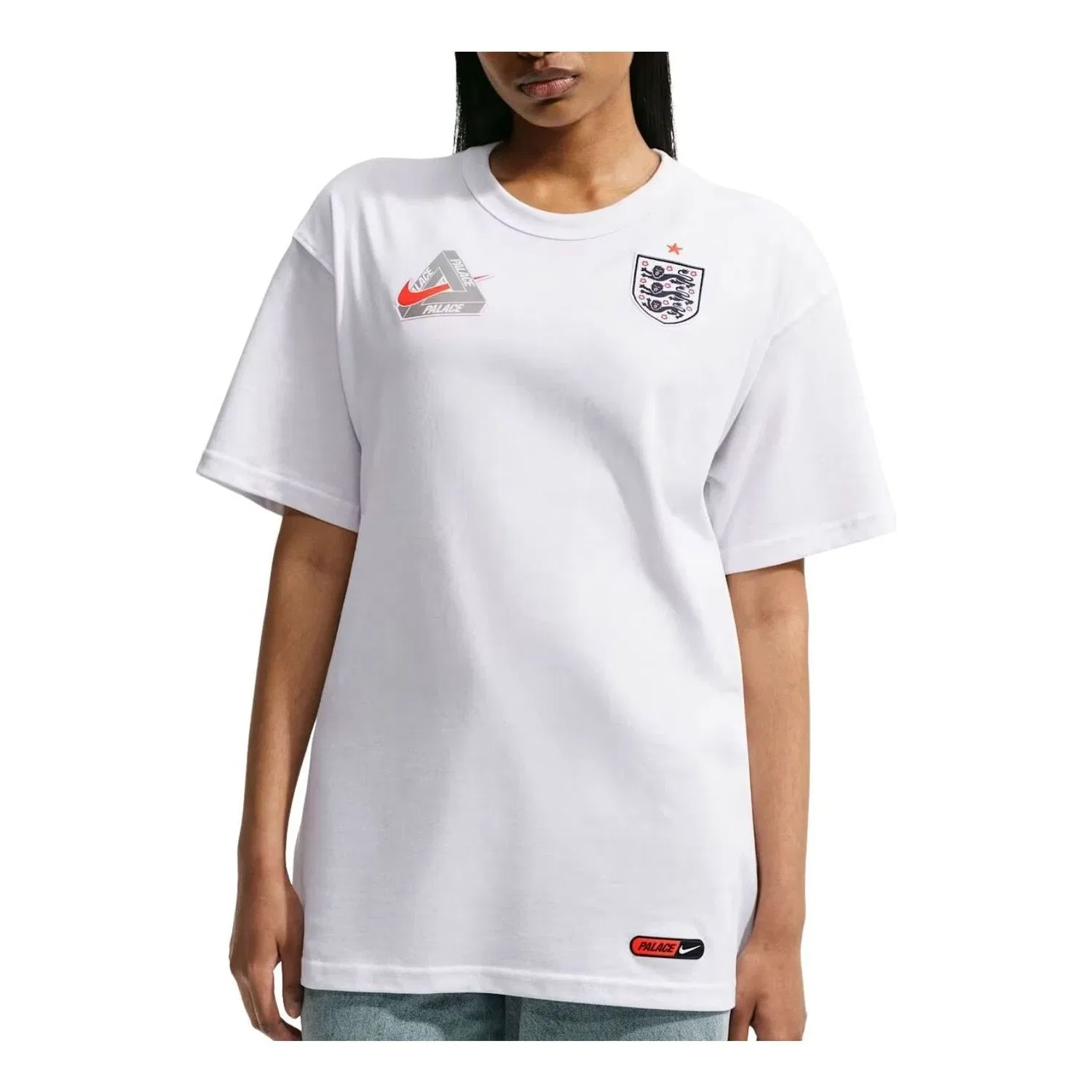 Мужская футболка с принтом Nike x England x Palace Cryoshot T-Shirt, белый