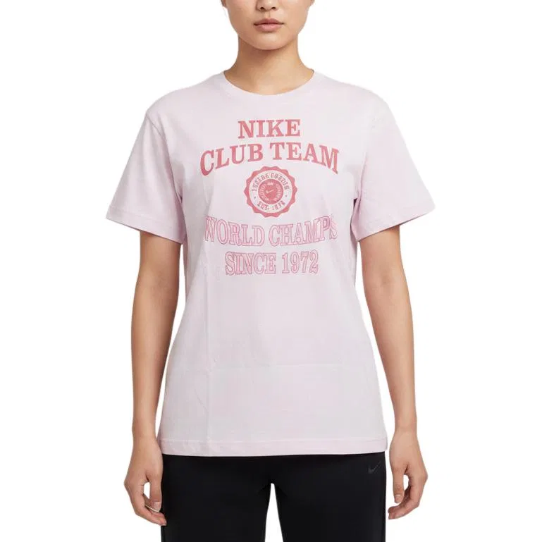 Футболка с круглым вырезом Nike Club, Pink