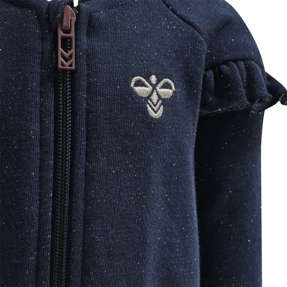 Свитшот на молнии Hummel Twinkle, синий — фото 4