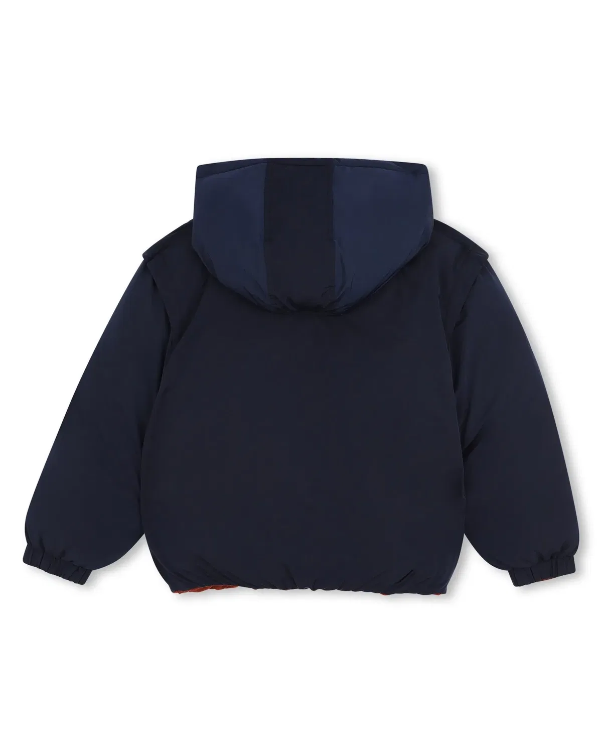 Детское пальто для девочек стеганое BOSS Kidswear, Azul Marino — фото 3