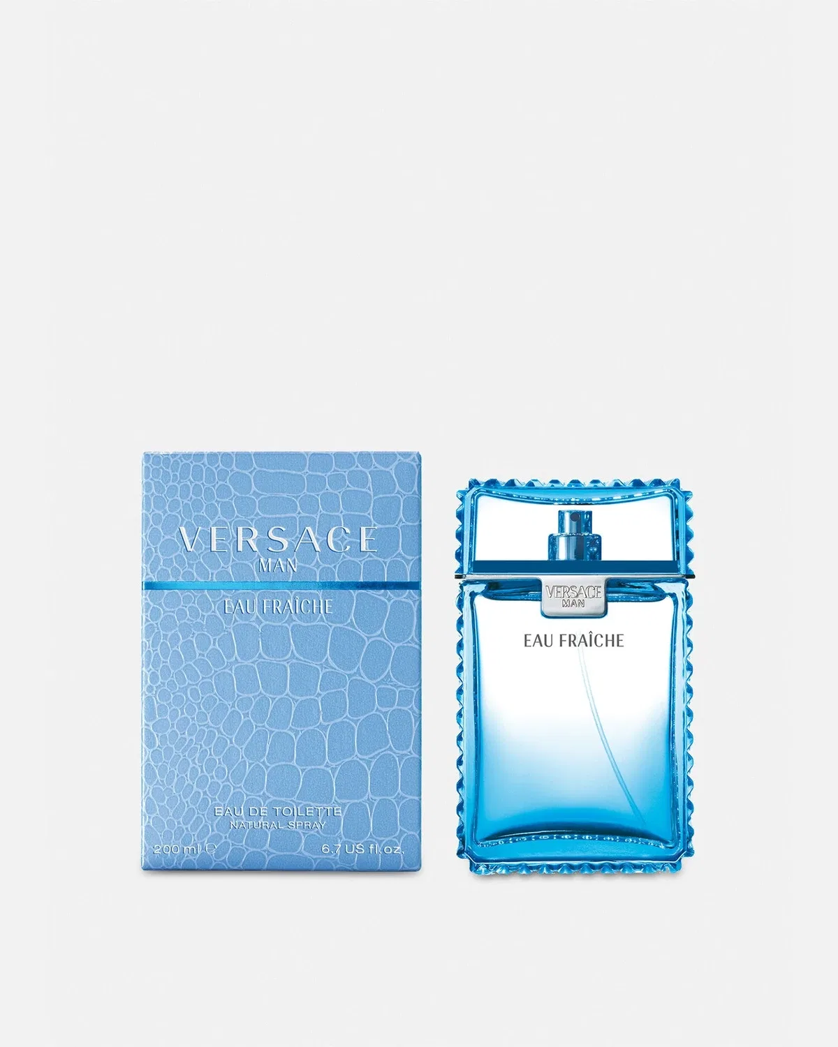 Туалетная вода Eau Fraîche 200 мл Versace, синий — фото 2